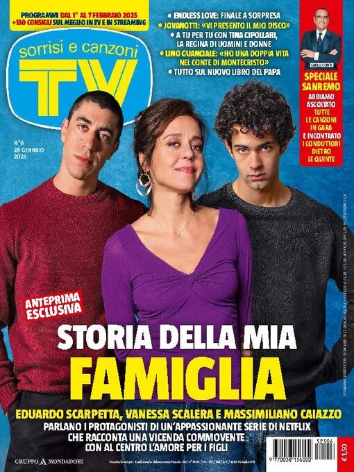 Title details for TV Sorrisi e Canzoni by Mondadori Media S.p.A., S.L.L. - Available